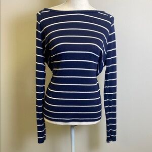 Old Navy Small Navy Striped Women's Top